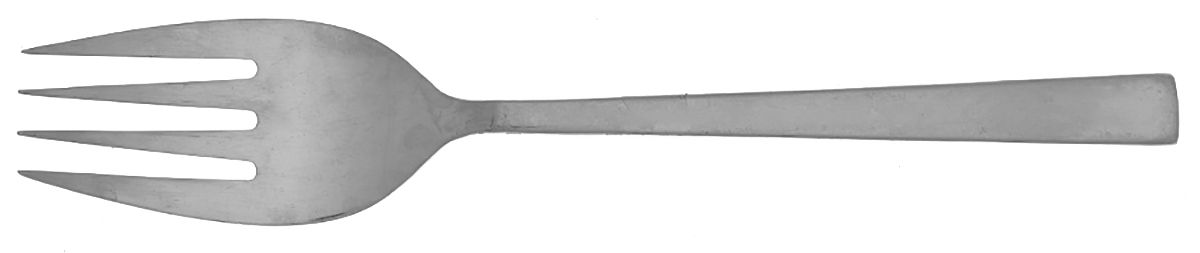 Lucerne (Stainless) Medium Solid Cold Meat Serving Fork by Towle Silver-1