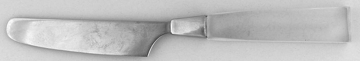 Lucite (Stainless, Clearplastichdl) New French Hollow Knife by Towle Silver-1