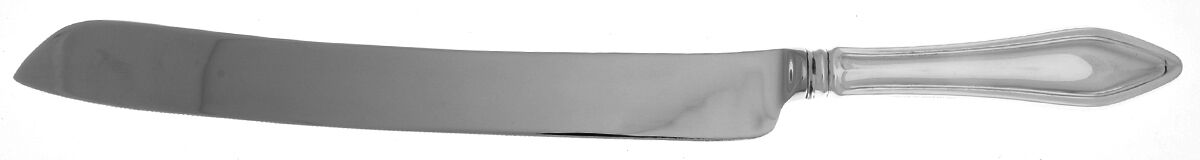 Mary Chilton (Sterling, 1912, No Monos) Cake Slicer with Stainless Blade by Towle Silver-1