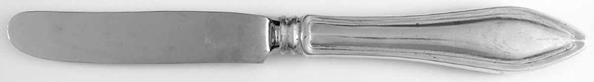 Mary Chilton (Sterling, 1912, No Monos) Butter Spreader Hollow Hdl-Paddle/Stainless Blade by Towle Silver-1