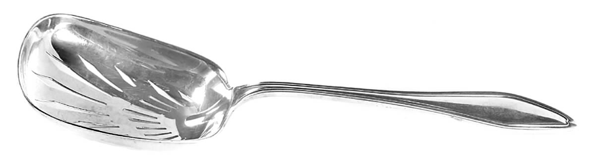 Mary Chilton (Sterling, 1912, No Monos) Ice Serving Spoon Large by Towle Silver-1