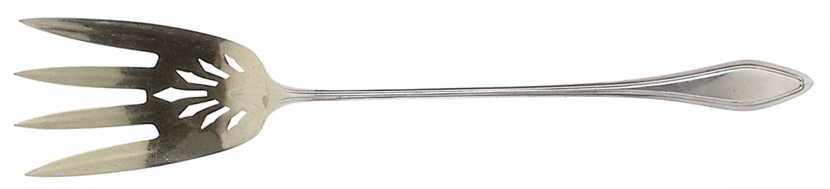 Mary Chilton (Sterling, 1912, No Monos) Large Lettuce Serving Fork by Towle Silver-1