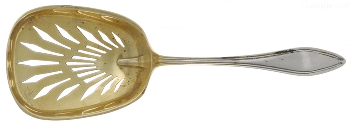 Mary Chilton (Sterling, 1912, No Monos) Bon Bon Scoop by Towle Silver-1