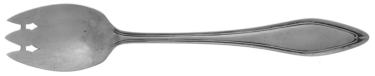 Mary Chilton (Sterling, 1912, No Monos) Small Ice Cream Fork by Towle Silver-1