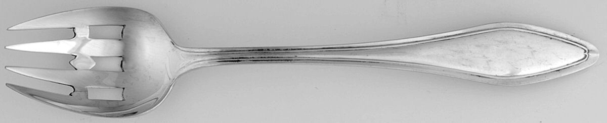 Mary Chilton (Sterling, 1912, No Monos) Large Ramekin Fork by Towle Silver-1