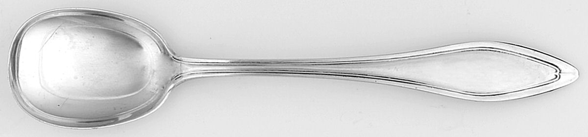 Mary Chilton (Sterling, 1912, No Monos) Large Chocolate Spoon by Towle Silver-1