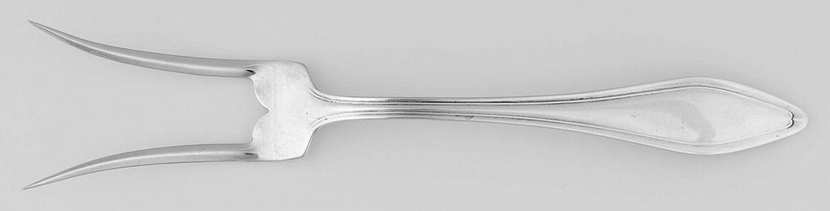 Mary Chilton (Sterling, 1912, No Monos) Sandwich Fork by Towle Silver-1