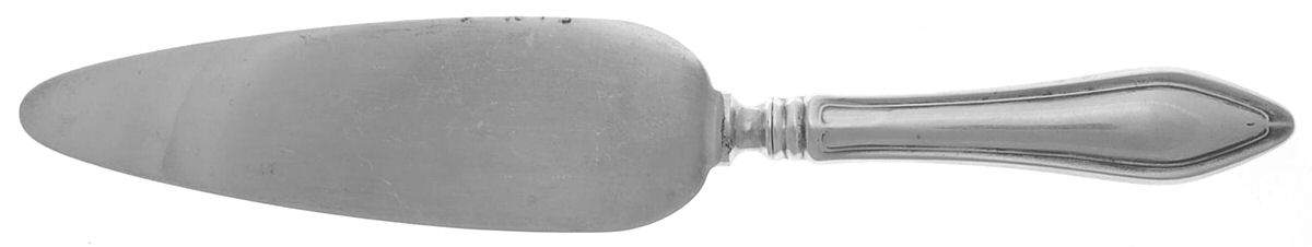 Mary Chilton (Sterling, 1912, No Monos) Pie Server with Silverplate Blade by Towle Silver-1