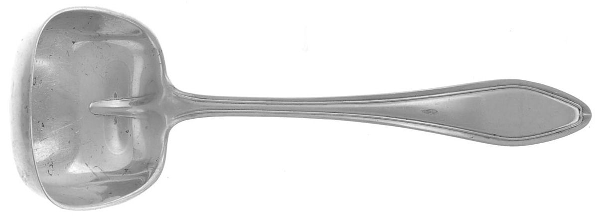 Mary Chilton (Sterling, 1912, No Monos) Solid Gravy Ladle by Towle Silver-1