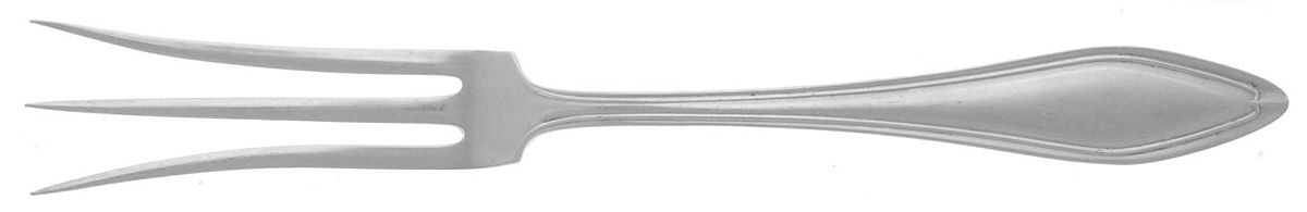 Mary Chilton (Sterling, 1912, No Monos) Lemon Fork by Towle Silver-1
