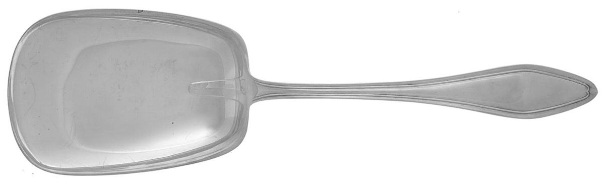 Mary Chilton (Sterling, 1912, No Monos) Solid Salad Serving Spoon by Towle Silver-1
