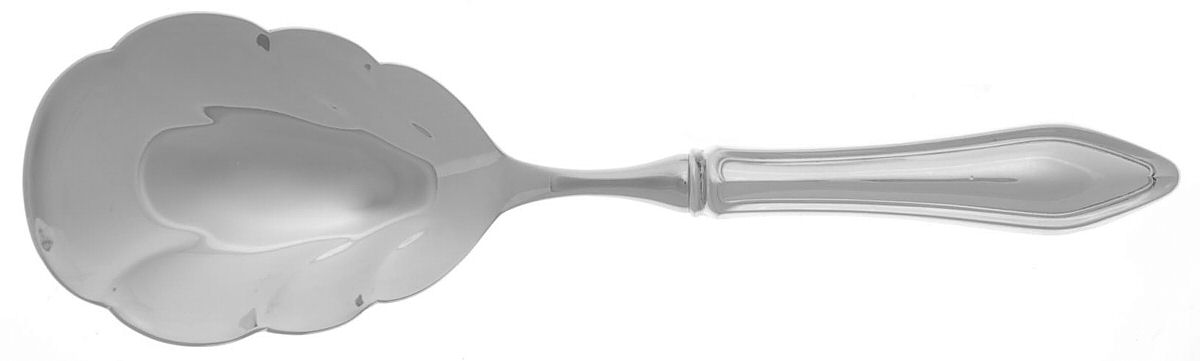 Mary Chilton (Sterling, 1912, No Monos) Utility Serving Spoon with Stainless Bowl by Towle Silver-1