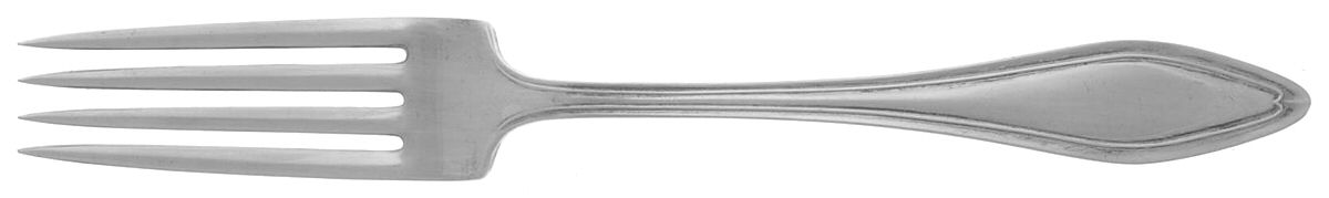 Mary Chilton (Sterling, 1912, No Monos) Luncheon/Dessert Fork, Solid Piece by Towle Silver-1