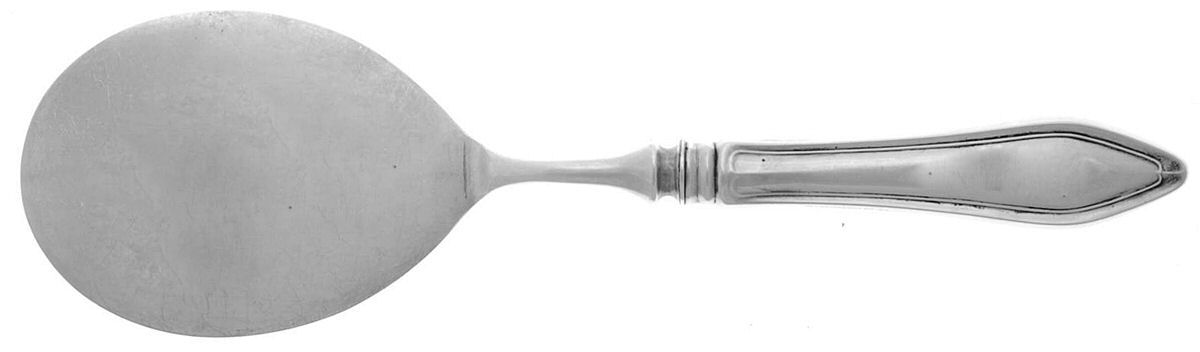 Mary Chilton (Sterling, 1912, No Monos) Egg Server W/Silverplate Blade by Towle Silver-1