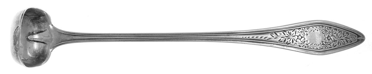 Mary Chilton-Eng No.1 (Sterling, 1912, No Monograms) Mustard Spoon by Towle Silver-1