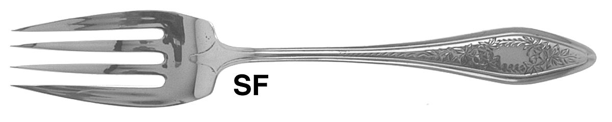 Mary Chilton-Eng No.1 (Sterling, 1912, No Monograms) Individual Salad Fork by Towle Silver-1
