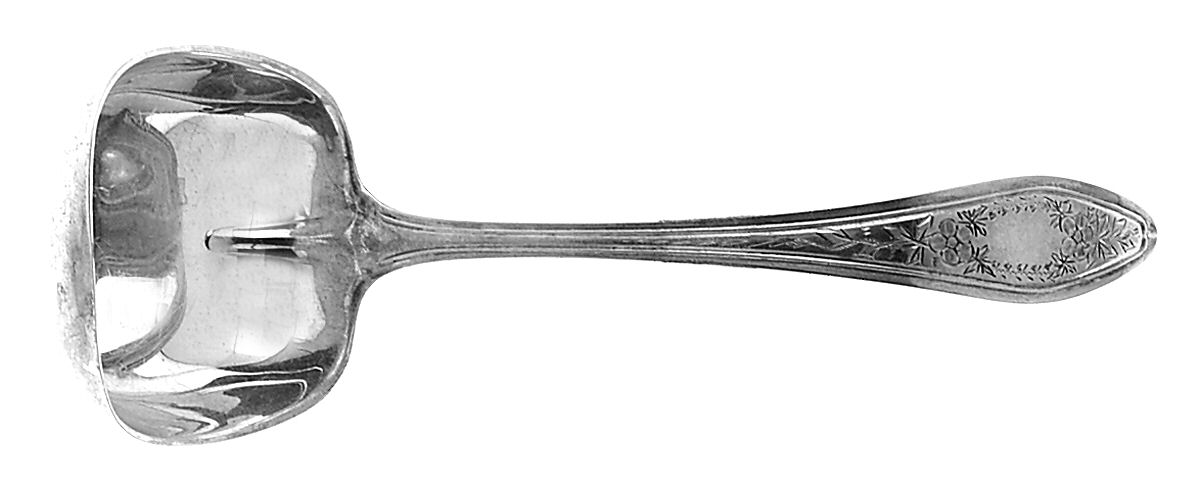 Mary Chilton-Eng No.1 (Sterling, 1912, No Monograms) Solid Gravy Ladle by Towle Silver-1