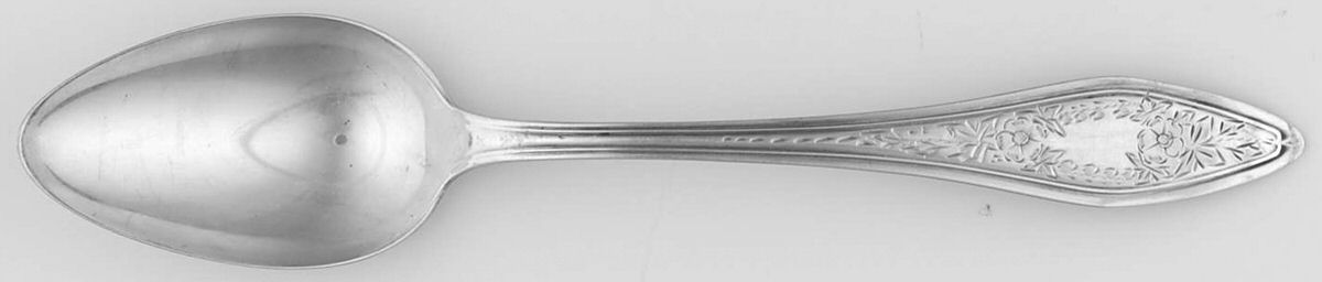 Mary Chilton-Eng No.1 (Sterling, 1912, No Monograms) Five O'Clock Teaspoon by Towle Silver-1