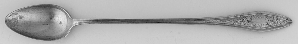 Mary Chilton-Eng No.1 (Sterling, 1912, No Monograms) Iced Tea Spoon by Towle Silver-1