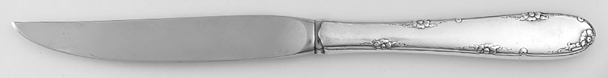 Madeira (Sterling, 1948, No Monograms) Individual Steak Knife Hollow Handle by Towle Silver-1