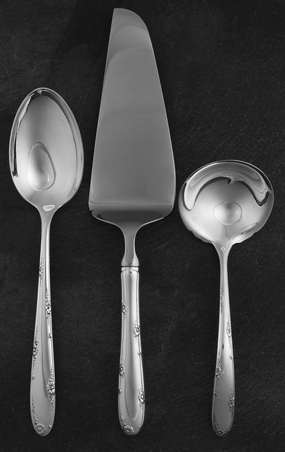Madeira (Sterling, 1948, No Monograms) 3 Piece Completer Set by Towle Silver-1