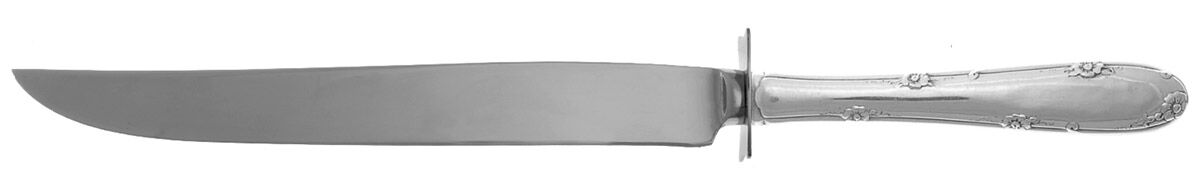 Madeira (Sterling, 1948, No Monograms) Carving Knife Small with Stainless Blade HC by Towle Silver-1