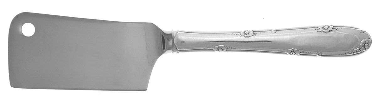 Madeira (Sterling, 1948, No Monograms) Cheese Cleaver with Stainless Blade HC by Towle Silver-1