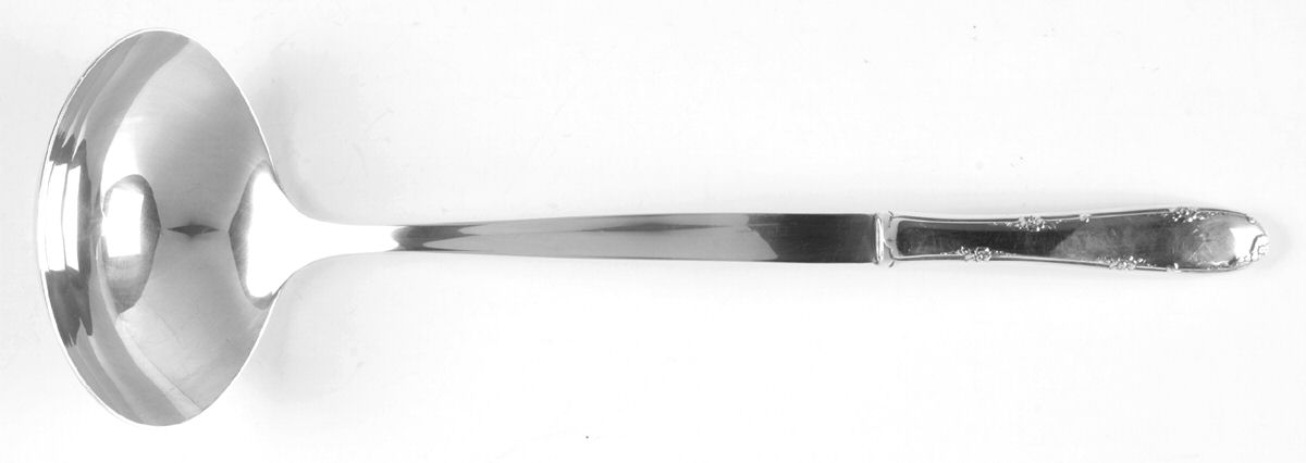Madeira (Sterling, 1948, No Monograms) Hollow Handle Soup Ladle with Solid Bowl by Towle Silver-1