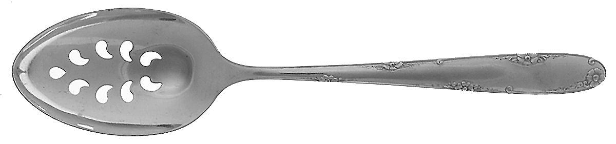 Madeira (Sterling, 1948, No Monograms) Pierced Tablespoon (Serving Spoon) by Towle Silver-1