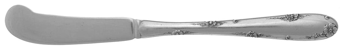 Madeira (Sterling, 1948, No Monograms) Flat Handle Butter Spreader by Towle Silver-1