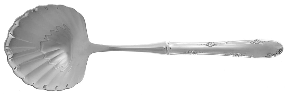 Madeira (Sterling, 1948, No Monograms) Casserole Spoon with Stainless Shell Bowl by Towle Silver-1