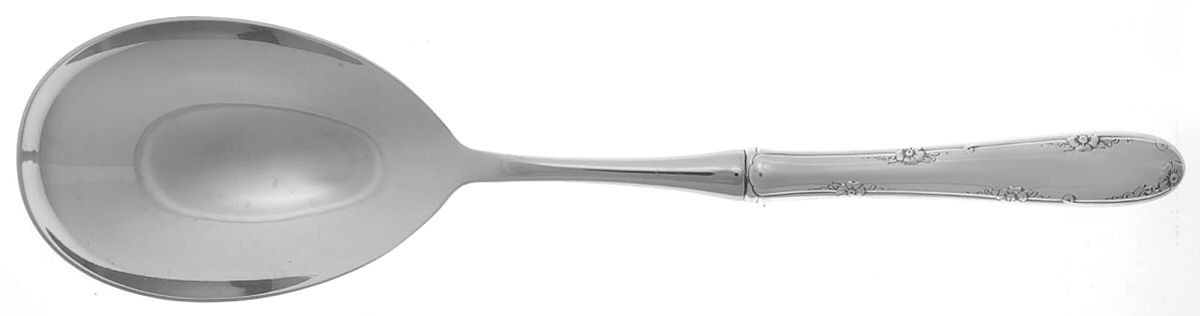 Madeira (Sterling, 1948, No Monograms) Salad Servng Spoon with Stainless Bowl by Towle Silver-1