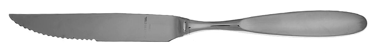 Magnum (Stainless, Japan-Korea-Vietnam) Steak Knife Individual Hollow, Serrate HC by Towle Silver-1