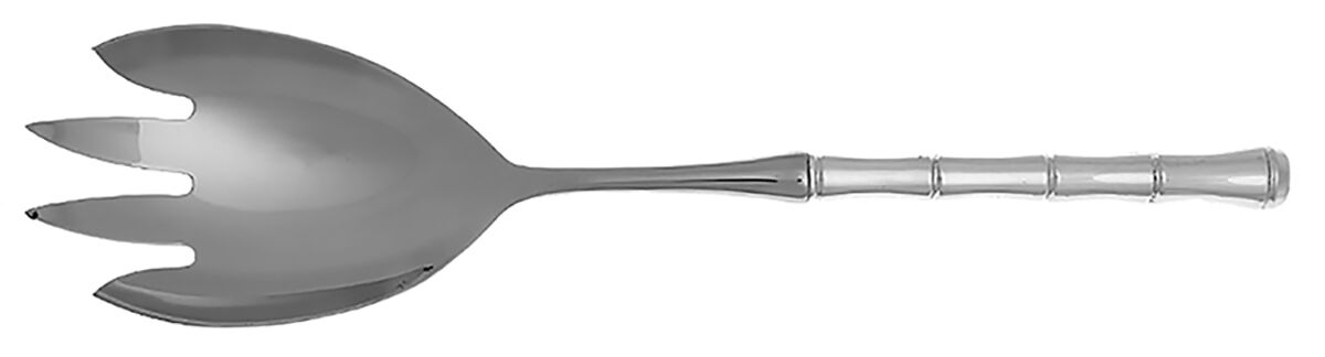 Mandarin (Sterling, 1972) Salad Serving Fork with Stainless Prongs by Towle Silver-1
