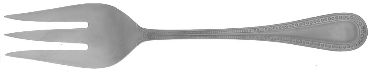 Manchester (Stainless) Medium Solid Cold Meat Serving Fork by Towle Silver-1