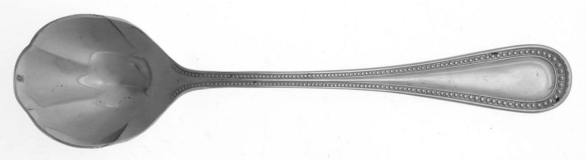 Manchester (Stainless) Sugar Shell Spoon by Towle Silver-1