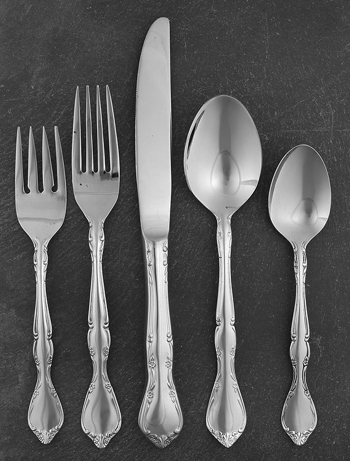 Manoir (Stainless) 5 Piece Place Setting by Towle Silver-1