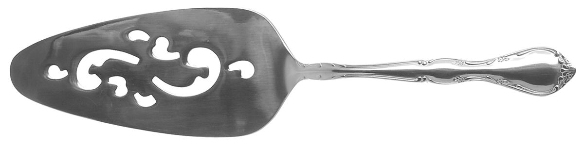 Manoir (Stainless) Pierced All Stainless Pie Server by Towle Silver-1