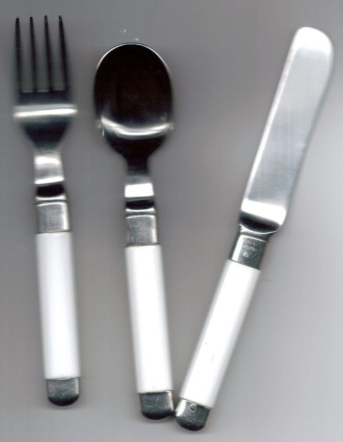 Manhattan-Snow (Stainless, Whitehdl) Modern Hollow Knife by Towle Silver-1