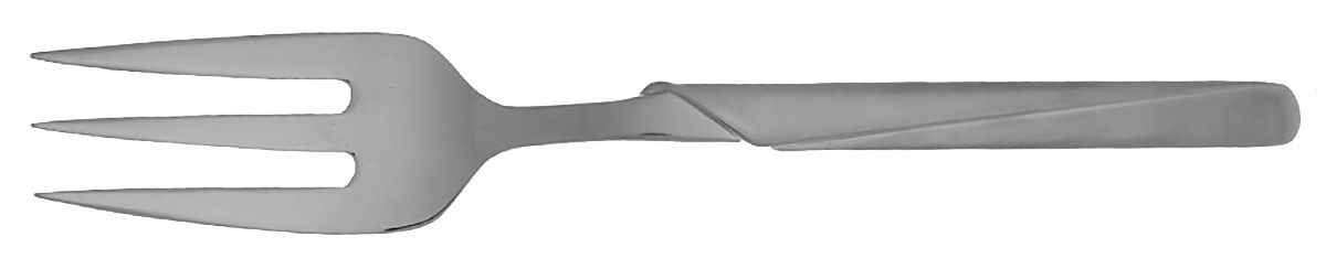 Manteau (Stainless) Large Solid Cold Meat Serving Fork by Towle Silver-1