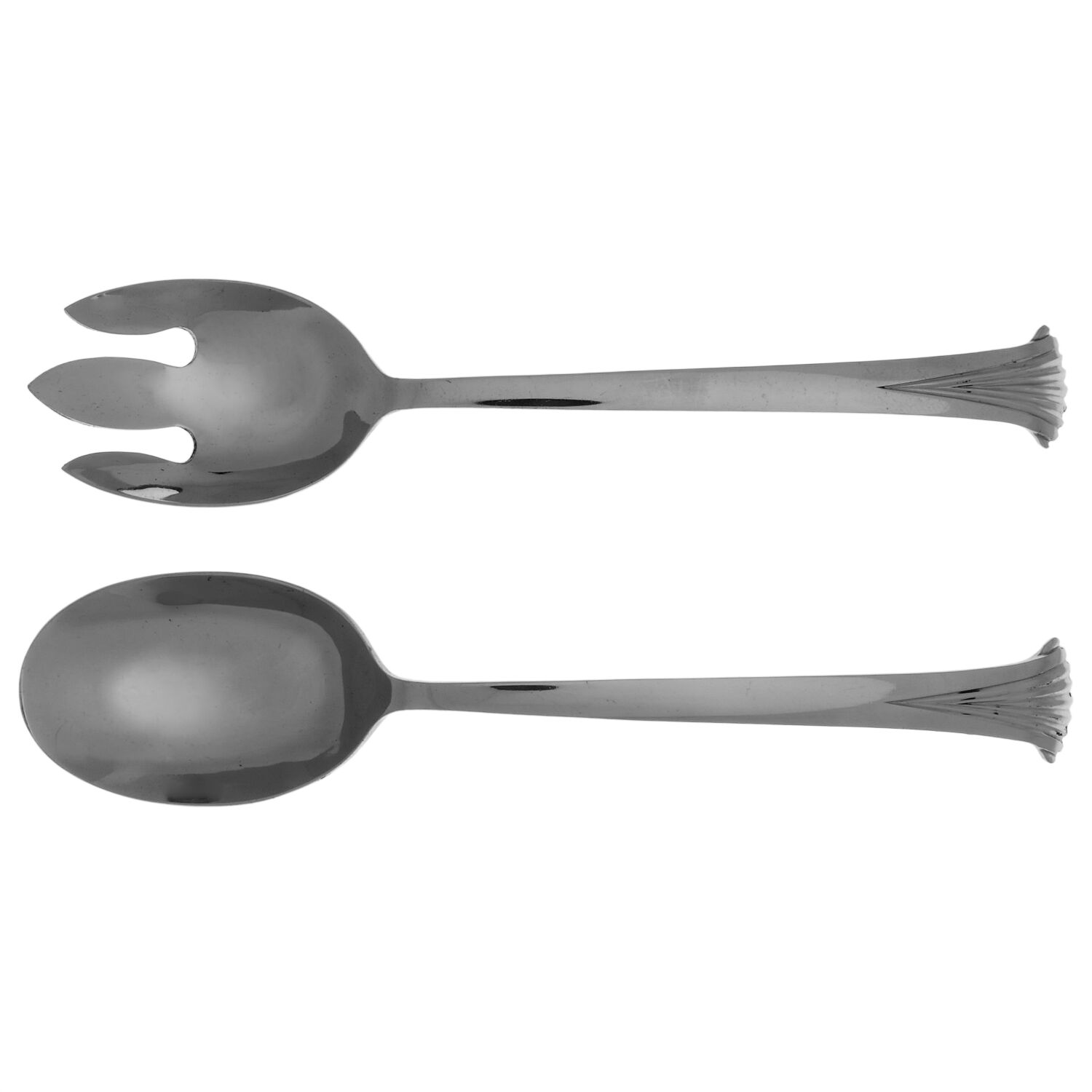 Marchesa (Stainless) Solid Oversized Serving Salad Set by Towle Silver-1