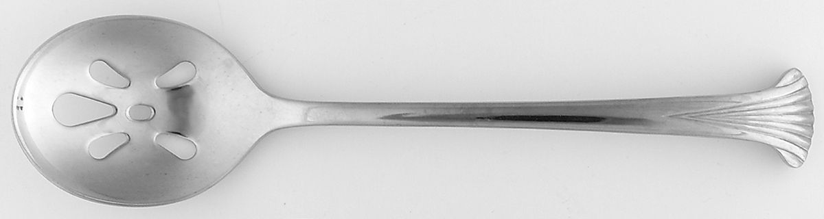 Marchesa (Stainless) Pierced Tablespoon (Serving Spoon) by Towle Silver-1