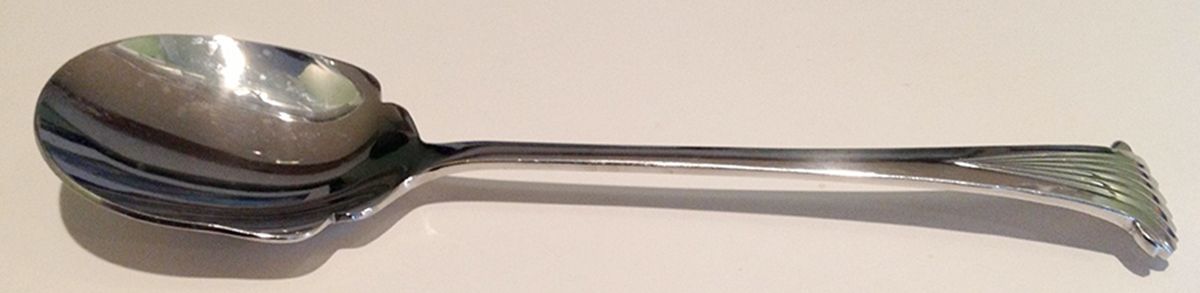 Marchesa (Stainless) Solid Salad Serving Spoon by Towle Silver-1