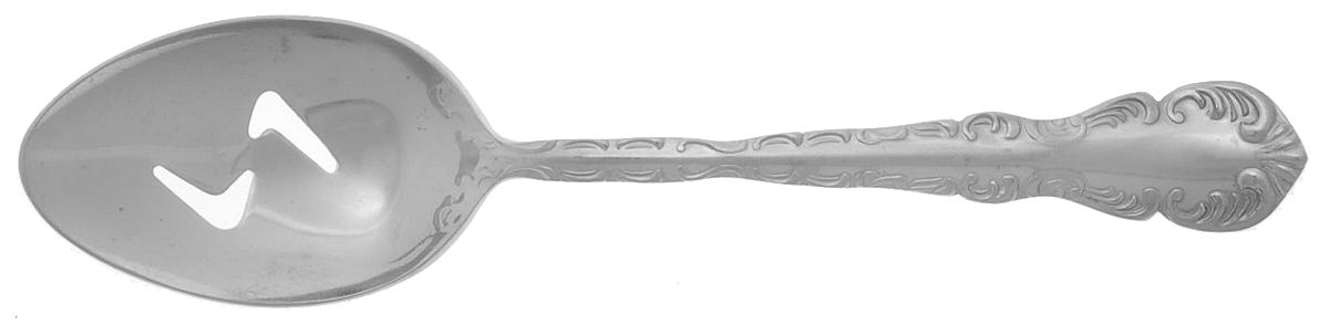 Marcelle (Stainless, Supreme) Pierced Tablespoon (Serving Spoon) by Towle Silver-1
