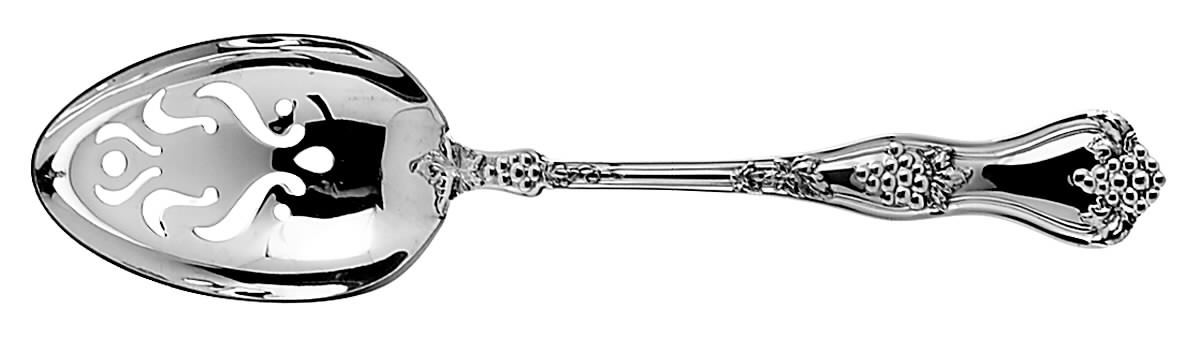 Margaux (Sterling, 1983) Pierced Tablespoon (Serving Spoon) by Towle Silver-1