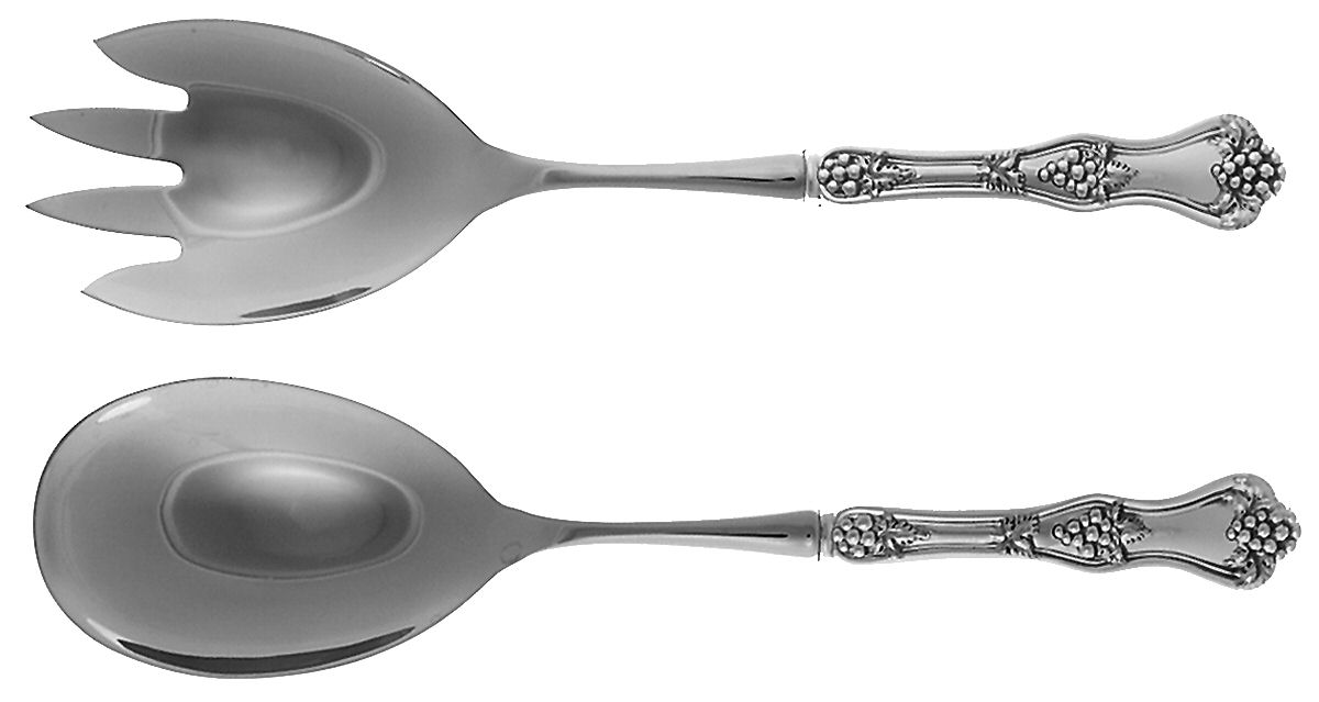 Margaux (Sterling, 1983) 2 Pc Salad Set with Stainless Bowl by Towle Silver-1
