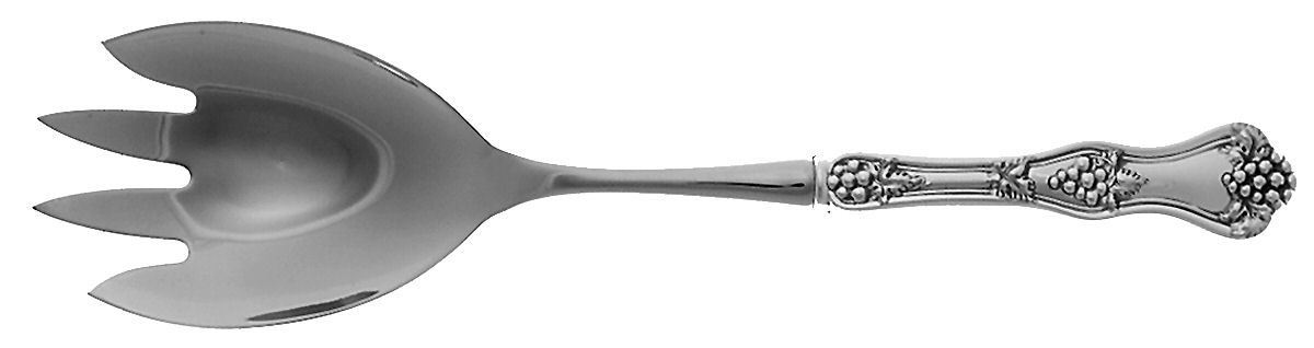 Margaux (Sterling, 1983) Salad Serving Fork with Stainless Prongs by Towle Silver-1