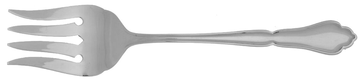 Marlboro (Stainless) Medium Solid Cold Meat Serving Fork by Towle Silver-1