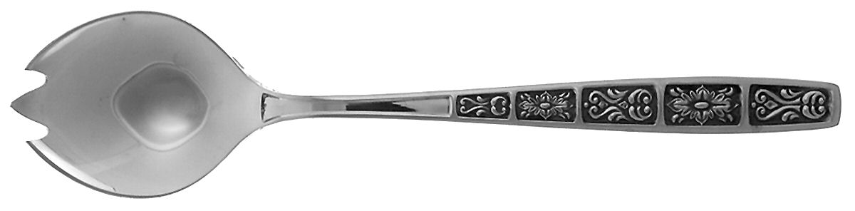 Medallion (Stainless) Pierced Tablespoon (Serving Spoon) by Towle Silver-1