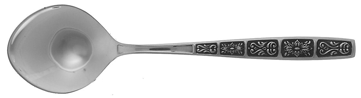 Medallion (Stainless) Sugar Spoon by Towle Silver-1